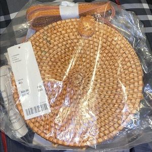 I’m selling a mini rattan circle bag from Zara